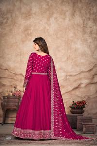 Nueva variedad última colección hermoso vestido mejor arte seda Salwar traje y Dupatta con bordado trabajo fabricante de la India - Product Image 2