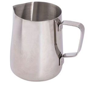 Pots à sucre en acier inoxydable moulés en or faits à la main écologique pichet à lait Espresso argent poli cloche - Product Image 2