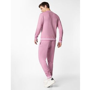 Fabricante directo de alta calidad 100% algodón 340gsm francés Terry cuello redondo hombres Casual sudadera en blanco decoración impresa - Product Image 2