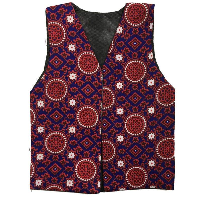 Sindhi Ajrak Design Waistcoat(Koti) for Kids, Kids Ajrak Waistcoat