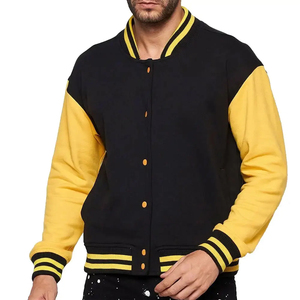 Embroidery Loose Breathable 2026 New Hip Hop Baseball Varsity Jacket Men Stand Furry Letters Customizable OEM Design Serviced - Product Image 1
