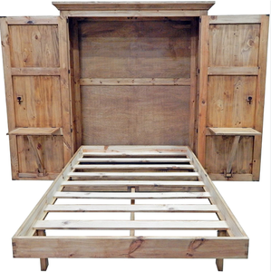 เตียงพับติดผนังแบบแนวตั้ง (โครงไม้เนื้อแข็ง) - Product Image 2