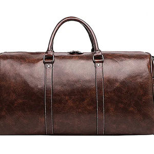 Nouveau Style Unique Couleur Étanche En Cuir Véritable Duffel Sac À Dos Voyage-Friendly Sac À Bandoulière En Plein Air avec Sangle - Product Image 6