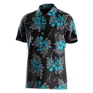 Estilo de verano simple de algodón para hombres para Polos Venta caliente con logotipo personalizado Camiseta de punto Traje de golf inspirado - Product Image 1