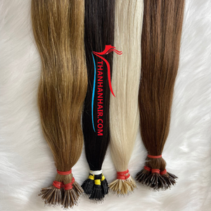 Extensions de cheveux Nano Ring les plus vendues, cheveux humains vietnamiens, cheveux vierges bruts, couleur Nano Ring - Product Image 2
