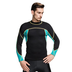Top Sale Product Blank OEM <b>Surf</b> <b>Printed</b> Compression Shirt Long Sleeve LOGO Custom Rash Guards for Men - Product Image 5