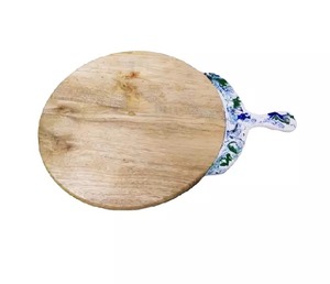 Acheter Modern Art Designer Planche à découper en résine et en bois Planche à légumes/fromage Bois personnalisé au laser Blocs de logo Pièce Emballage - Product Image 3