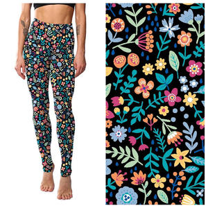 Label privé Leggings pour femmes sans couture en coton doux et fibre de bambou décontracté motif solide séchage rapide pour la salle de sport Yoga - Product Image 5