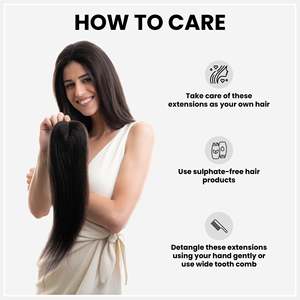 Extensions de cheveux Scalp Topper pour femmes, base en soie et 100% cheveux humains - Product Image 6