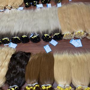 Extensión de cabello humano liso natural a granel de color, superventa, pelo vietnamita, varios colores, precio al por mayor - Product Image 5