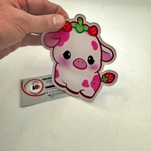 Pink Strawberry Cow Lash Tiles Private Label <b>Eyelash</b> Plate Pallet Flower Diamond Square Stainless Steel Magnetic Lash Tiles for - Product Image 1