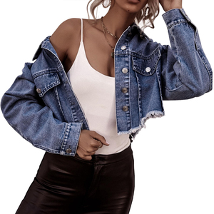 Dernier modèle de veste en jean d'hiver de haute qualité pour femmes veste en jean respirante et légère pour femmes - Product Image 5