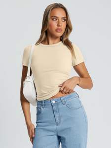 เสื้อยืดผ้าฝ้าย280GSM โอเวอร์ไซซ์ไหล่ตกเสื้อยืดเปล่าออกแบบโลโก้ได้ตามต้องการ - Product Image 5