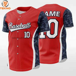2025 maillot de Baseball à séchage rapide fabriqué au Pakistan vêtements de sport imprimés bas prix respirant manches courtes maillot de Baseball Service OEM - Product Image 3