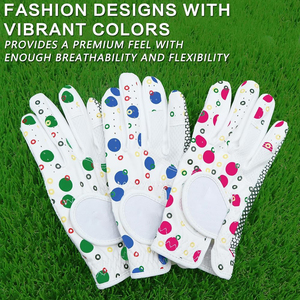Gants de golf pour hommes en cuir Cabretta de haute qualité, personnalisés, pour gaucher, antidérapants, imperméables, avec sangle de poignet réglable, personnalisables - Product Image 5