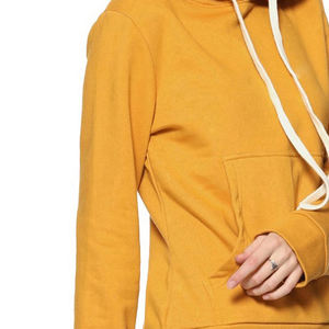 Sudaderas con capucha de moda para mujer 100% algodón Ajuste regular Tallas grandes Ropa de invierno con sudaderas con capucha ligeras - Product Image 6