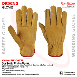 ถุงมือหนังแพะสำหรับอุตสาหกรรมถุงมือ2025แบบไม่มีสายรัดนิ้วโป้งพร้อมถุงมือจับอย่างดี - Product Image 6