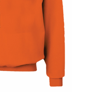 Pull d'hiver unisexe avec logo personnalisé, tendance gris orange imprimé, broderie en polaire, grande taille, collection sororités et collèges - Product Image 4