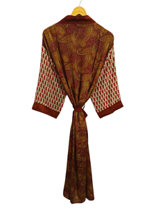 ชุดคลุมบิกินีผ้าไหมหรูขนาดพิเศษ, ชุดใส่กลางคืนเซ็กซี่แนววินเทจสำหรับใส่ในฤดูร้อน - Product Image 4