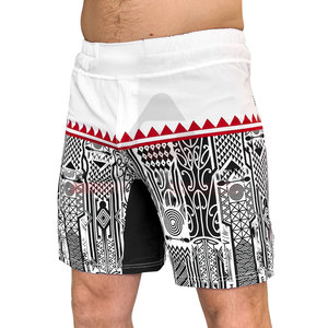 Pakistan Made Cheap Price Color Contrast Casual MMA <b>Shorts</b> High Quality Comfortable Quick Dry Elastic Waist for Men - Product Image 4
