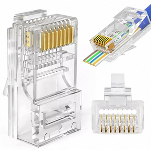 <span class=keywords><strong>หัว</strong></span>ต่อ <span class=keywords><strong>RJ45</strong></span> แบบไม่มีฉนวน 8 พิน Cat5 Cat5e สำหรับเชื่อมต่อเครือข่าย ทองแดงปลอดออกซิเจน <span class=keywords><strong>ราคา</strong></span>โรงงานถูก - Product Image 6