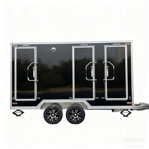 고급 휴대용 모바일 화장실 화장실 트레일러 화장실 샤워 편리하고 우아한 모바일 화장실 - Product Image 2