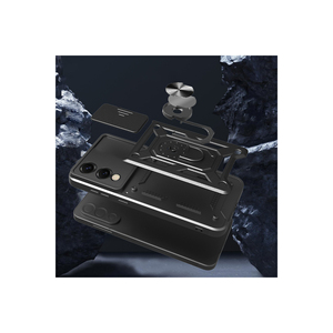 Étui de téléphone magnétique en silicone de qualité supérieure pour Samsung Galaxy S25 Edge Vega avec protection coulissante pour l'appareil photo - Product Image 3