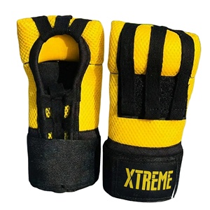 Équipements de boxe XTREME de qualité supérieure : Bandes de maintien en mousse néoprène personnalisables et respirantes, longues bandes de poignet pour la boxe, avec gel pour les mains - Product Image 1