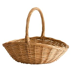 Cesta de ratán de tamaño alto Cesta de diseñador hecha a mano de calidad superior Cesta de ratán redonda al por mayor con estilo clásico - Product Image 2