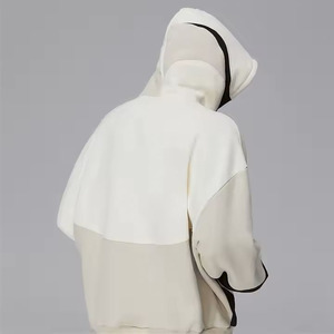 OEM pulóver logotipo bordado Color de alta calidad 100% algodón sudadera cómoda Sudadera con capucha de gran tamaño para los hombres - Product Image 3