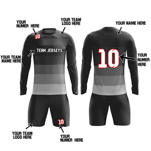 Custom Logo Design Men's Soccer Wear <b>Kit</b> Sets Factory Price Fully Sublimation <b>Printed</b> Top High Quality Custom Tags Included - Product Image 6