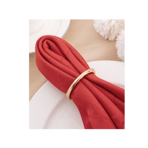 Anillos de Servilleta de Metal de Lujo con Artesanía Moderna, Diseñados para Espacios de Comedor y Recepción Elegantes - Product Image 6