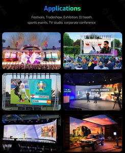 CANBEST XS Pantalla LED Impermeable para Eventos, Pantalla Flexible para Interiores y Exteriores P1.9 P2.6 P3.9, Alquiler de Pantallas para Escenarios, Video Wall - Product Image 4
