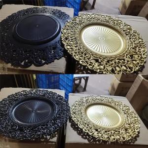 La mayoría de las ventas de bandeja de servicio de acero inoxidable Chapado en plata para mesa de comedor increíble artículo de decoración de mesa de comedor - Product Image 3