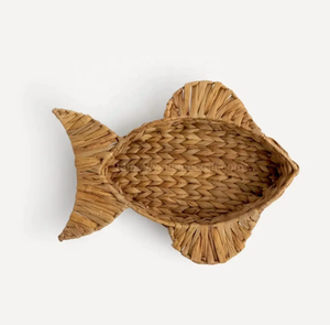 Bandeja de jacinto de agua con forma de pez al por mayor, bandeja de almacenamiento, bandeja de servicio de estilo tradicional para regalos de decoración del hogar - Product Image 1