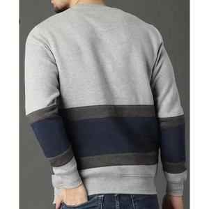 Men's Oversized Casual Pullover <b>Sweatshirt</b> with <b>Long</b> Sleeves Letter Printing & Hip Hop Style Front Logo for Winter - Product Image 3