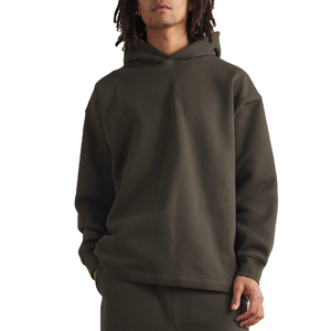 Mens 100 % Cotton Custom Drop Shoulder Hoodie Oversized Pullover High Street Hoodie Foe Mens Accept OEM Service - Product Image 1