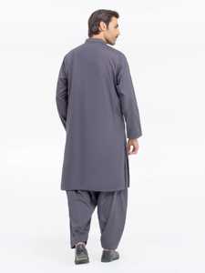Vêtements traditionnels pakistanais pour hommes, salwar kameez, coupe régulière, robe élégante musulmane pour mariage, Eid, Jumma - Product Image 5
