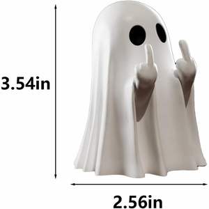 Decorazioni per la casa con vassoio a più livelli di decorazione spettrale di Halloween fantasma statuetta decorazioni per la casa per il tavolino da caffè - Product Image 2