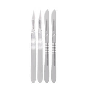 Excellent Quality Stainless Steel <b>Surgical</b> Scalpel Handles <b>Blades</b> Manual Power Source Sterilized CE Certified Class II 1 Year - Product Image 4