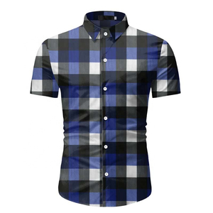 Camisa abotonada de algodón 100% Premium personalizada para hombre, hecha a medida con tela de lona sólida con patrón de cuadros OEM personalizado - Product Image 6