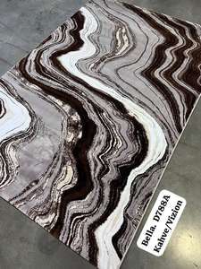 Alfombras Turcas Modernas de Polipropileno Tejidas a Máquina, Alfombras de Yute de Alta Calidad Resistentes a las Manchas, de Pelo Alto, Abstractas, para Dormitorio y Hogar - Product Image 3