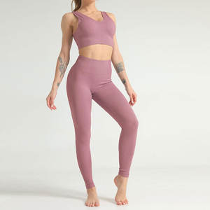 Fitness And Training Wear Regular Length Women Yoga <b>Set</b> Top Trending Latest Arrival Lightweight Women Yoga <b>Set</b> - Product Image 1