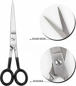 Professional Salon Left-Handed Straight <b>Barber</b> Scissors <b>Set</b> Ceramic Handle Stainless Steel Razors 32 Teeth Thinning Cutting - Product Image 2
