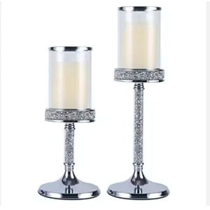 Candelabro de Cristal con Acabado Antiguo para Bodas, Decoración del Hogar, Hecho a Mano, Personalizable, Duradero, Adorno Decorativo para Mesa, India - Product Image 1