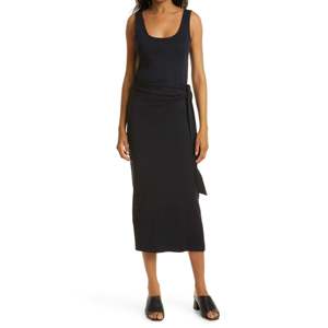 Abito da donna Vince senza maniche in cotone Pima, stile casual, tinta unita, silhouette da ballo, taglia Small - Product Image 1