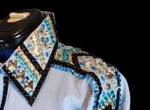 Camisa de equitación Western Showmanship para hombre y Mujer de Primera calidad para uso ecuestre - Product Image 4