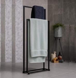 Elegante Toallero Metálico Diseñado para la Organización del Baño que Mejora la Decoración con un Almacenamiento Duradero y Estilizado - Product Image 1