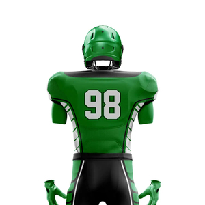 Vente en gros d'uniformes de football américain sur mesure de haute qualité, impression par sublimation, 100% polyester, short pour hommes adultes, anti-UV, tout inclus - Product Image 6