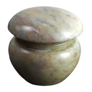 Olla de almacenamiento de mármol de forma moderna con diseño de acabado de colores múltiples, lo mejor para la decoración del hogar y los utensilios de cocina, olla bien diseñada - Product Image 2